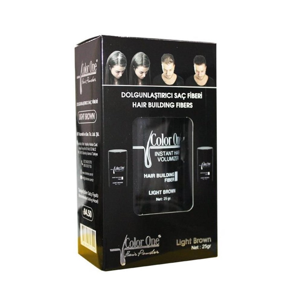 Color One Hair Building Fiber Açık Kahverengi 25 Gr