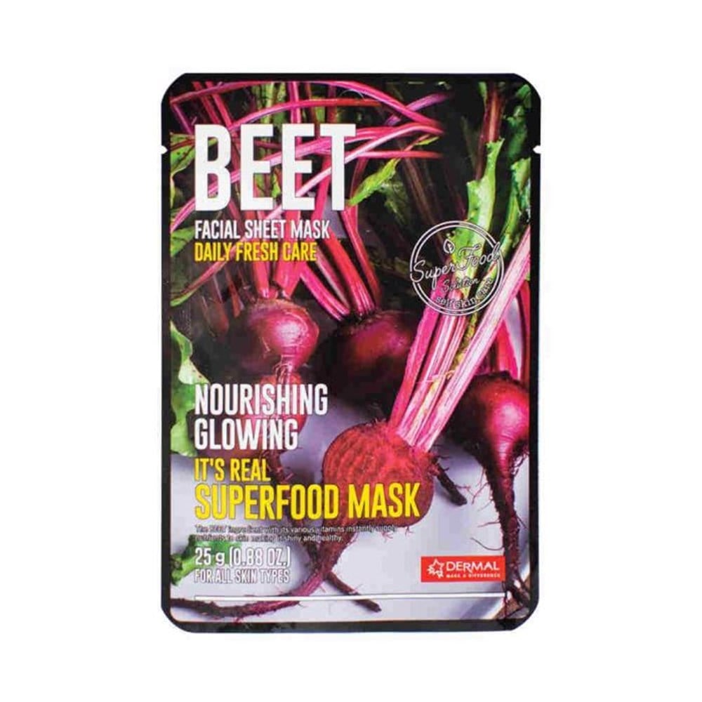 Dermal It's Real Super Yüz Maskesi Pancar 25Gr