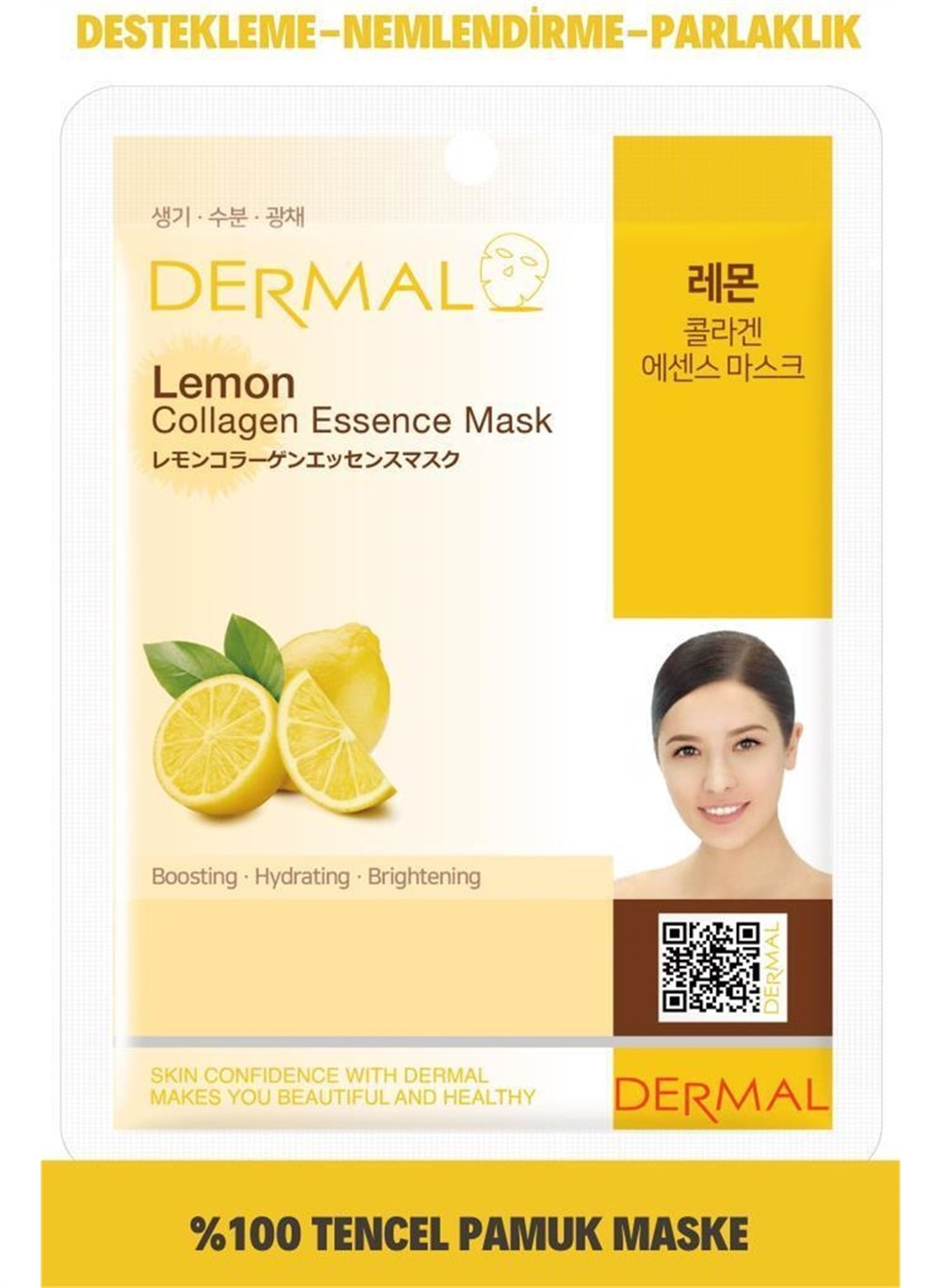 Dermal Lemon Collagen Essence Maske 23Gr