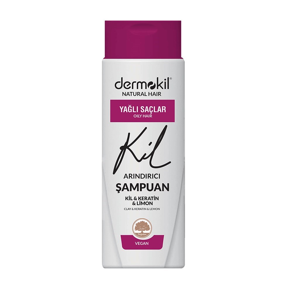 Dermokil Şampuan Yagli Saçlar için Arindirici Vegan 400 Ml