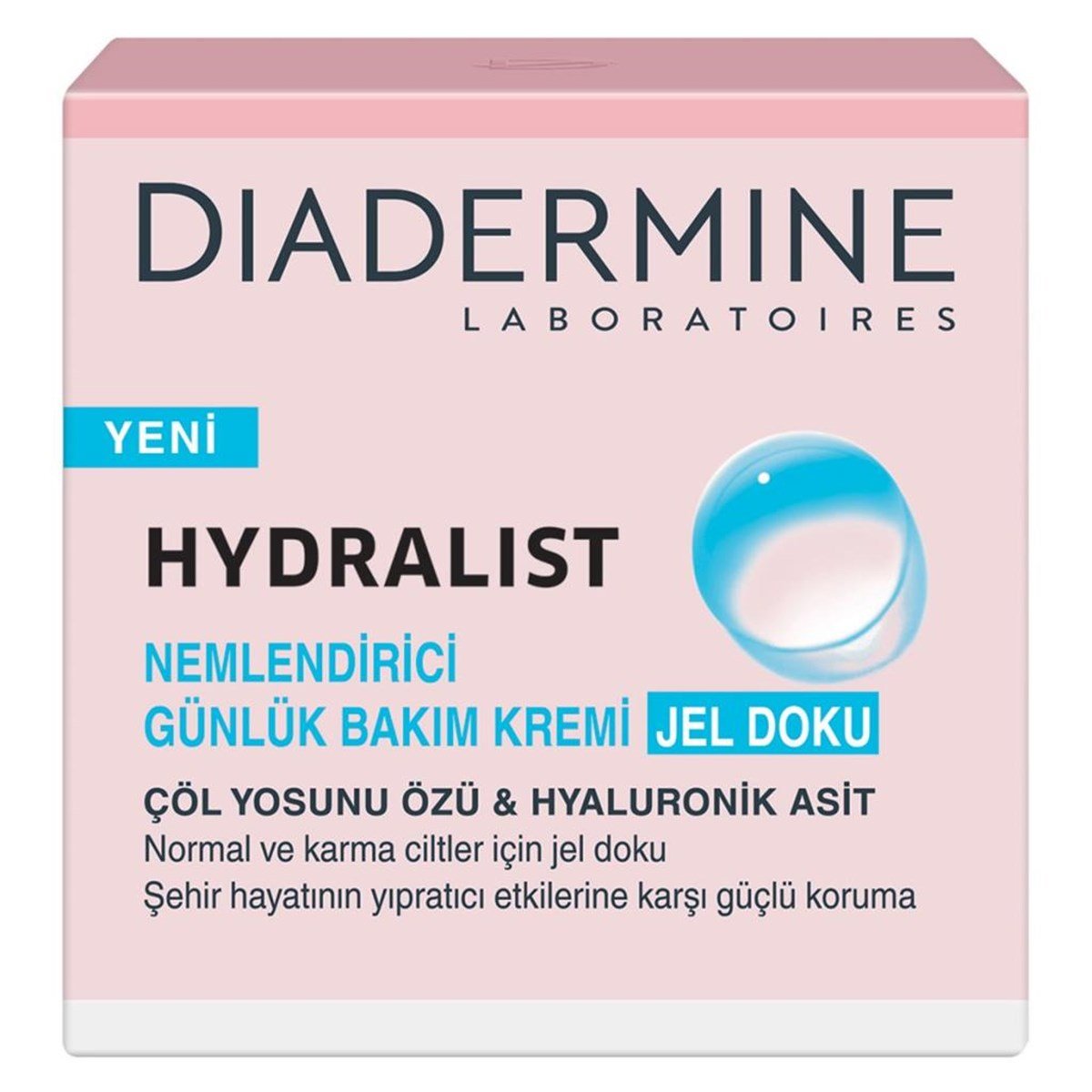 Diadermine Hydralist Nemlendirici Günlük Bakım Kremi Jel Doku 50 Ml