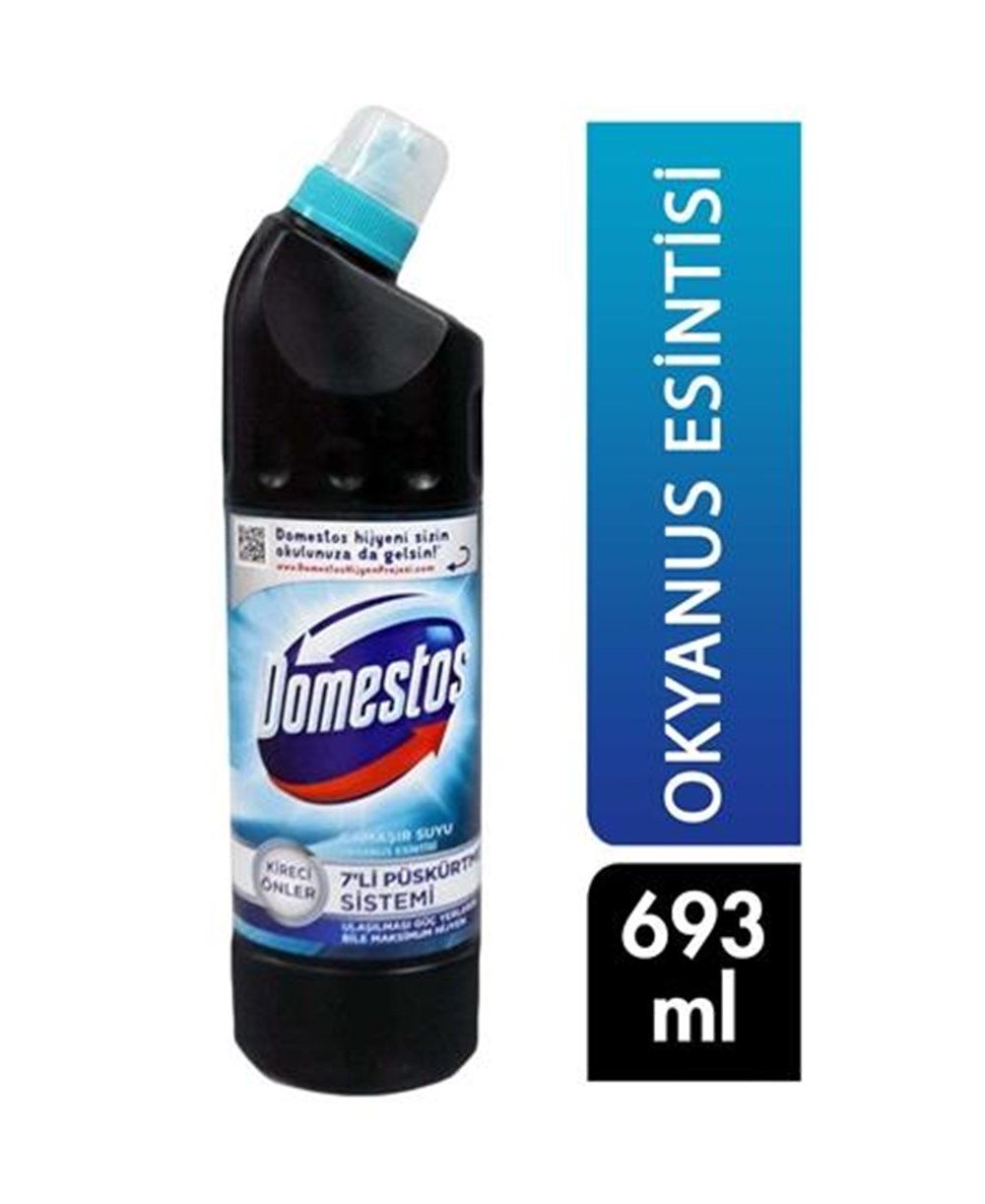Domestos Çamaşır Suyu 7'li Püskürtme Okyanus Esintisi 693 Ml