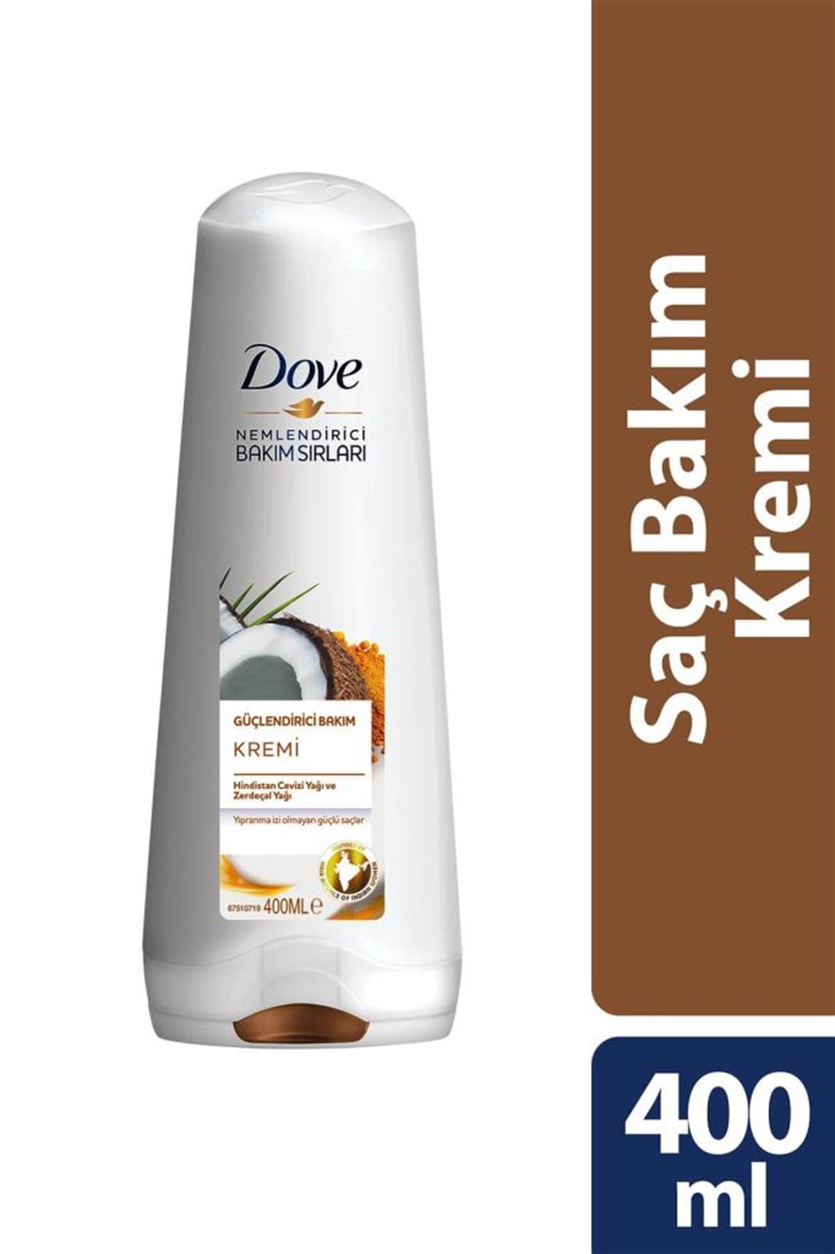 Dove Hindistan Cevizi ve Zerdeçal Özlü Saç Kremi 400 Ml