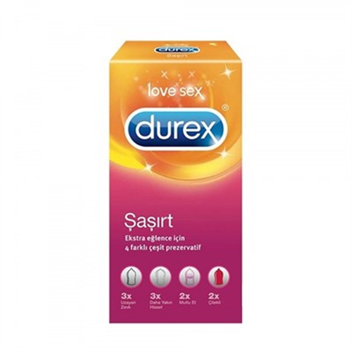 Durex Şaşırt  Prezervatif 10'lu