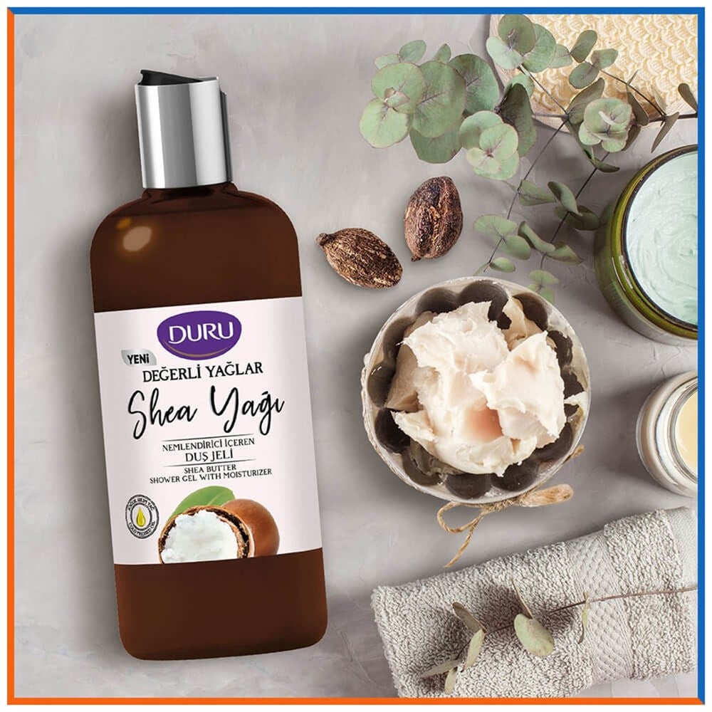 Duru 500Ml Duş Jeli Değerli Yağlar Shea Butter Yağı