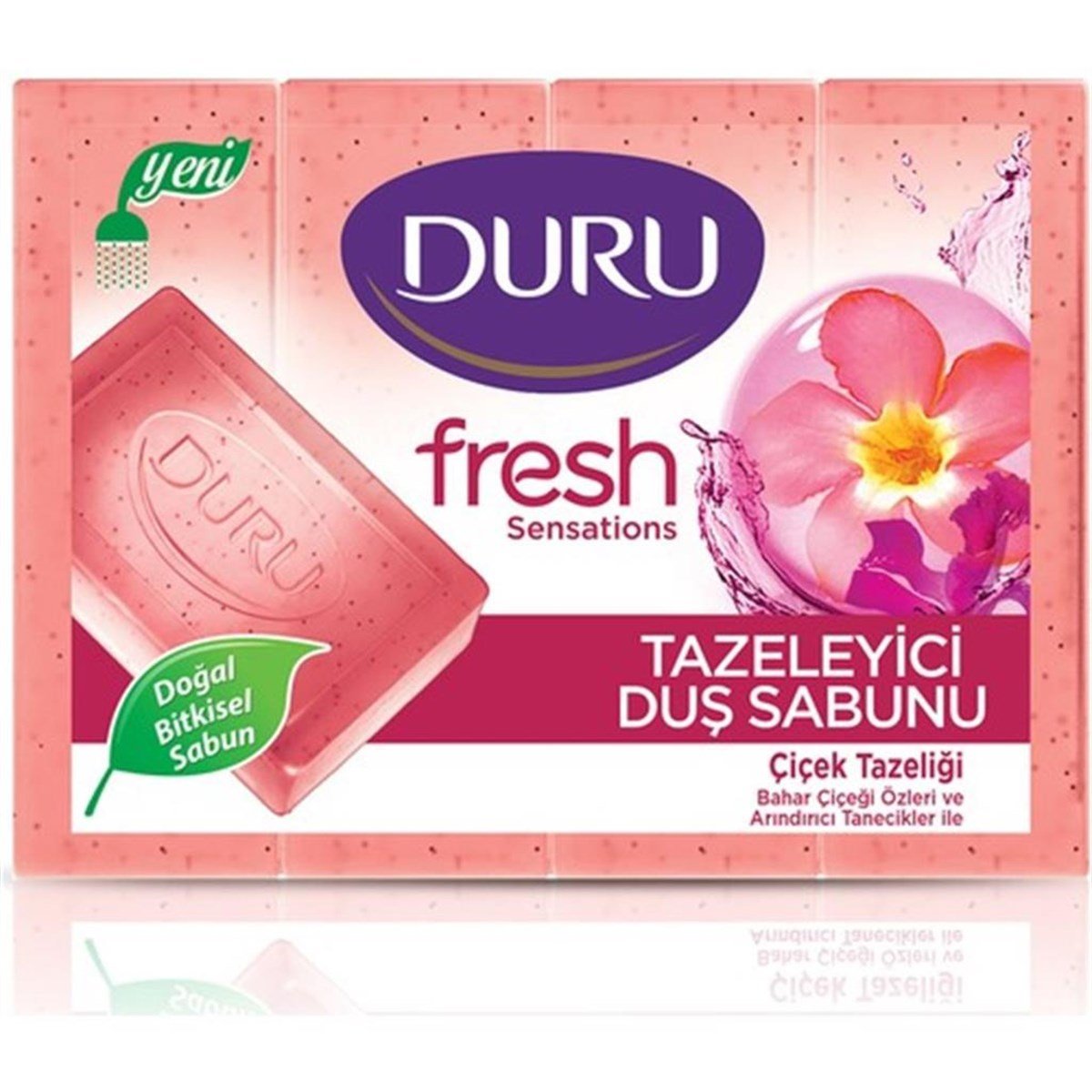 Duru Fresh Sensations Çiçek Tazeliği Duş Sabunu 640 Gr 4x160 Gr