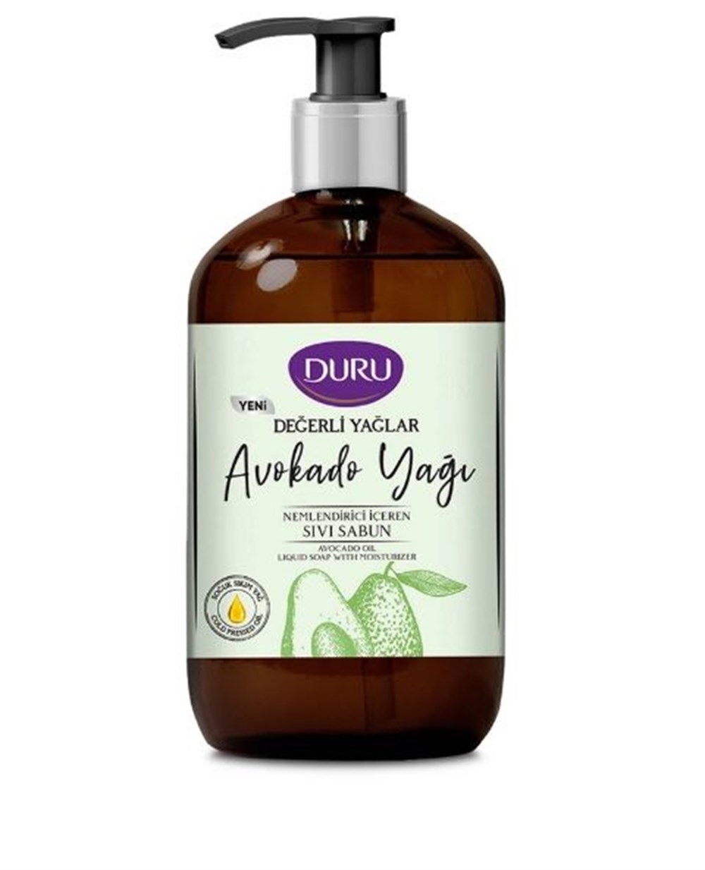 Duru Sıvı Sabun 500Ml Değerli Yağlar Nemlendiricili Avokado Yağı