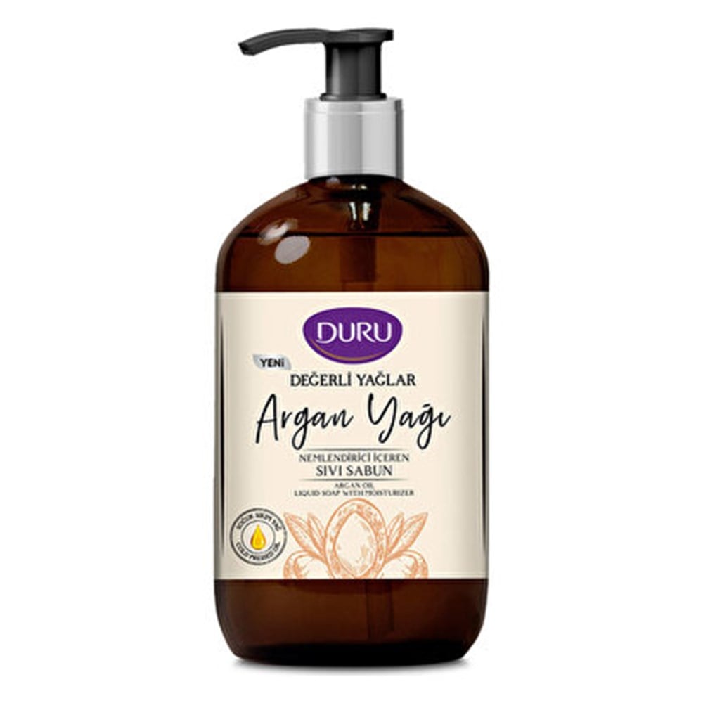 Duru Sıvı Sabun 500Ml Değerli Yağlar Nemlendiricili Argan Yağı