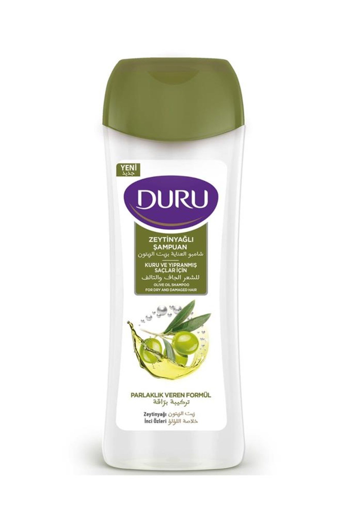 Duru Zeytinyağlı Şampuan Kuru ve Yıpranmış Saçlar İçin 600 Ml