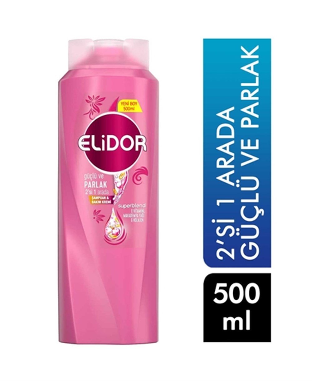 Elidor Şampuan 500 Ml Güçlü Palak 2 Si 1 Arada