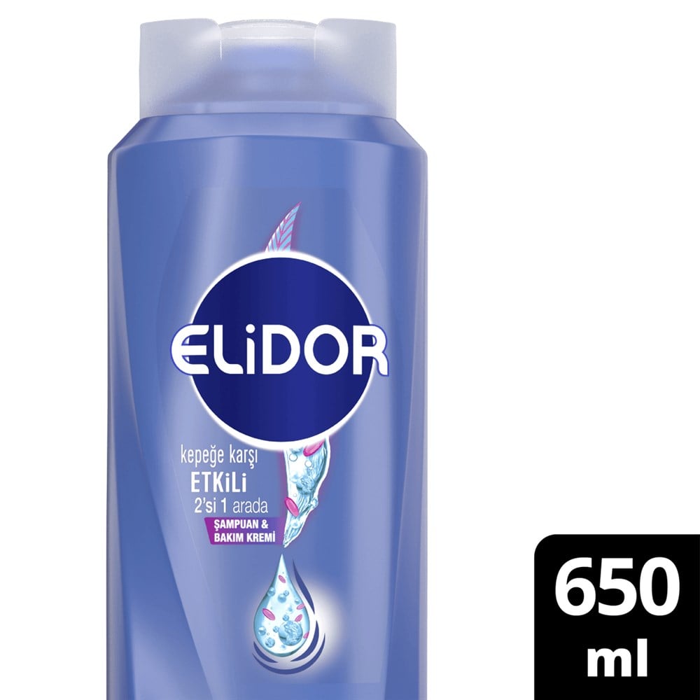 Elidor Şampuan Kepeğe Karşı 2'si 1 Arada 650 Ml
