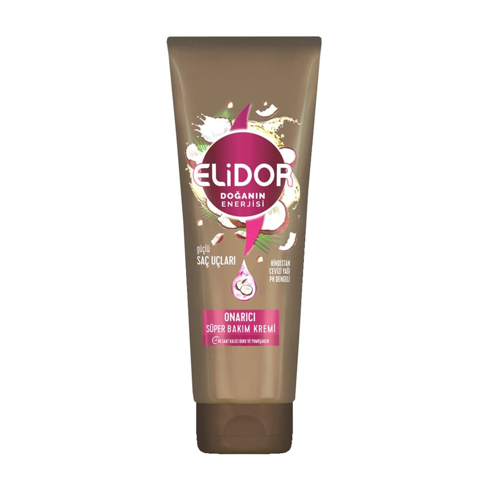 Elidor Süper Saç Kremi 170 Ml Güçlü Saç Uçları Hindistan Cevizi