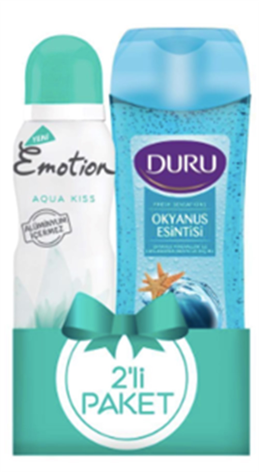 EMOTION DEO 150ML AQUA KISS +DURU DUS JELI OKYANUS 250ML