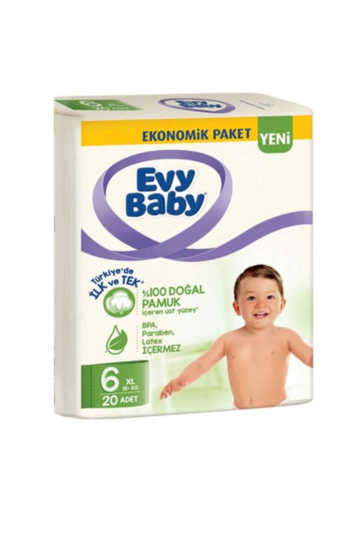 Evy BabyEvy Baby Bebek Bezi 20 Adet 6Xl 15Kg