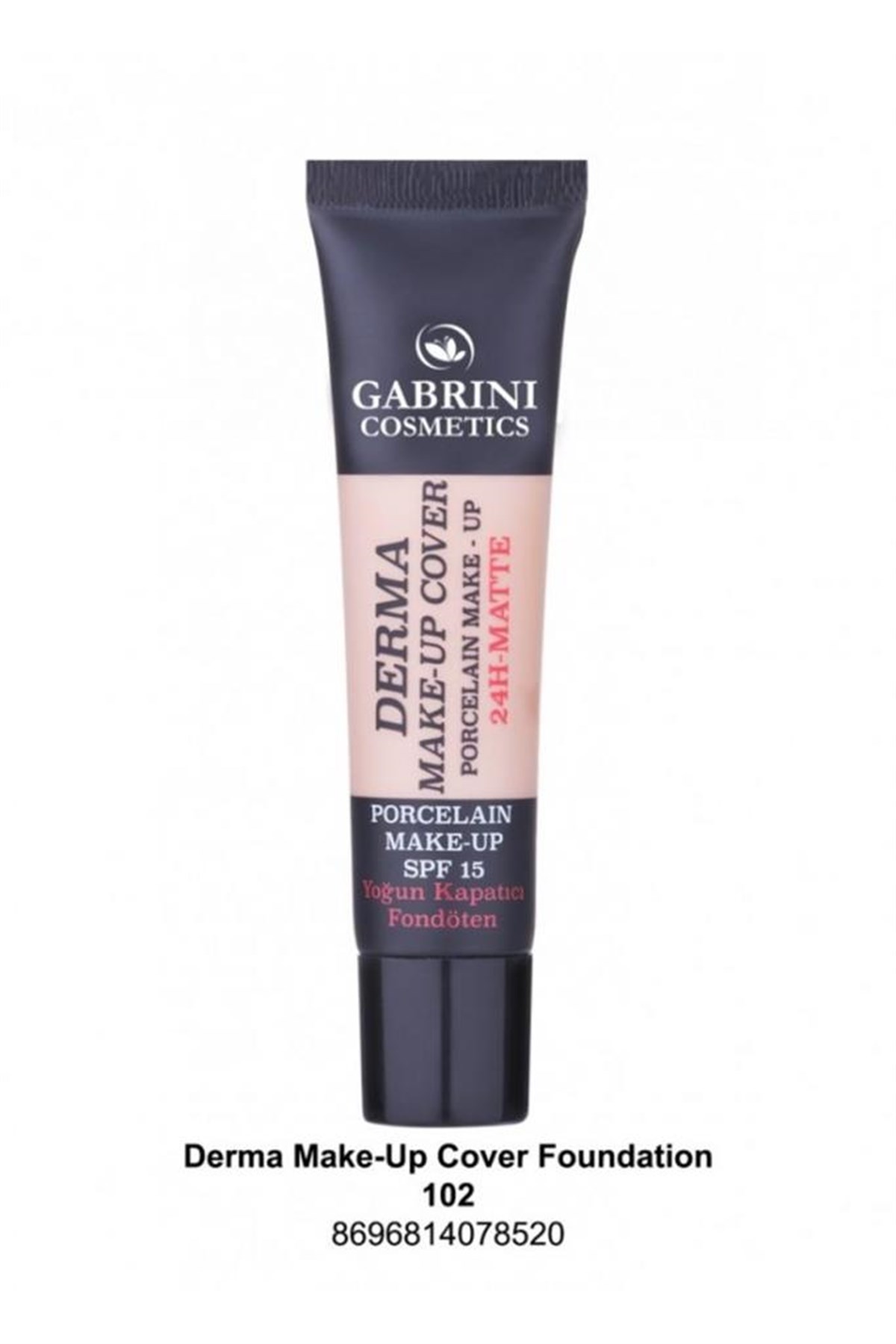 Gabrini Mat Fondöten Derma Porcelaın 24H Matte 102
