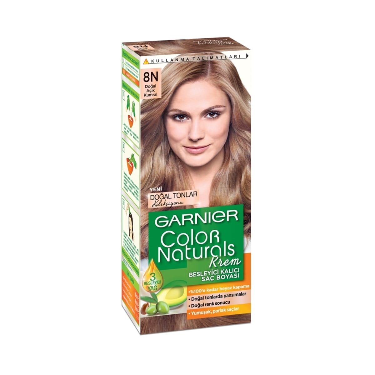 Garnier Color Naturals Saç Boyası 8N Doğal Açık Kumral