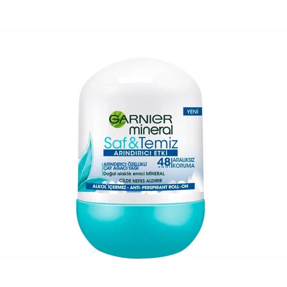 Garnier Mineral Rollon Saf & Temiz 50 Ml