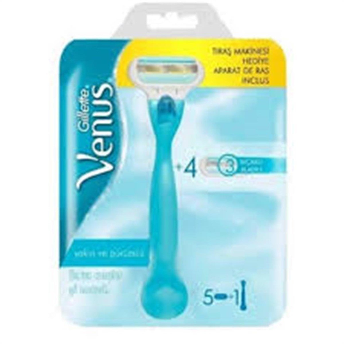 Gillette Venus Close &Clean Tıraş Makinesi+ 5 Yedek