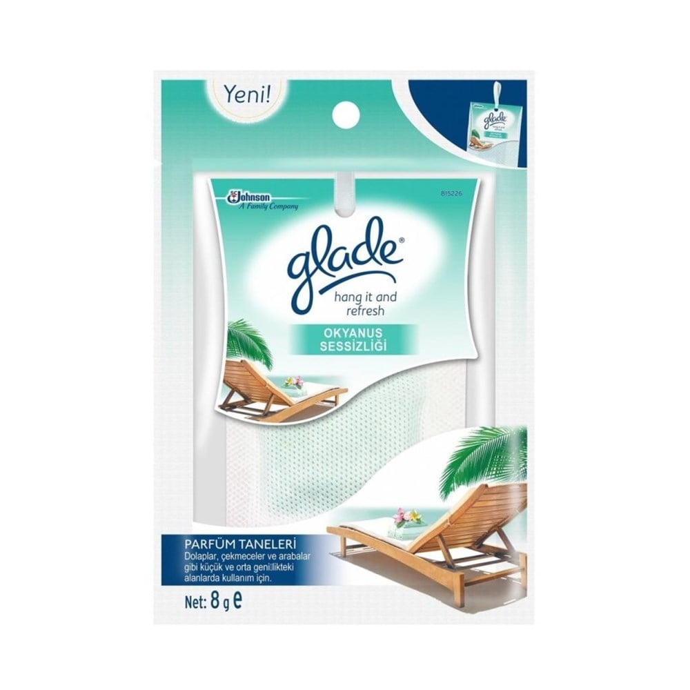 Glade Hang It And Refresh Parfüm Taneleri 8Gr Okyanus Sessiz