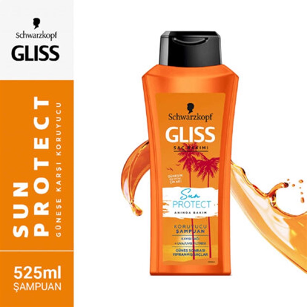 Gliss Şampuan 525 Ml Sun Protect Anında Bakım 