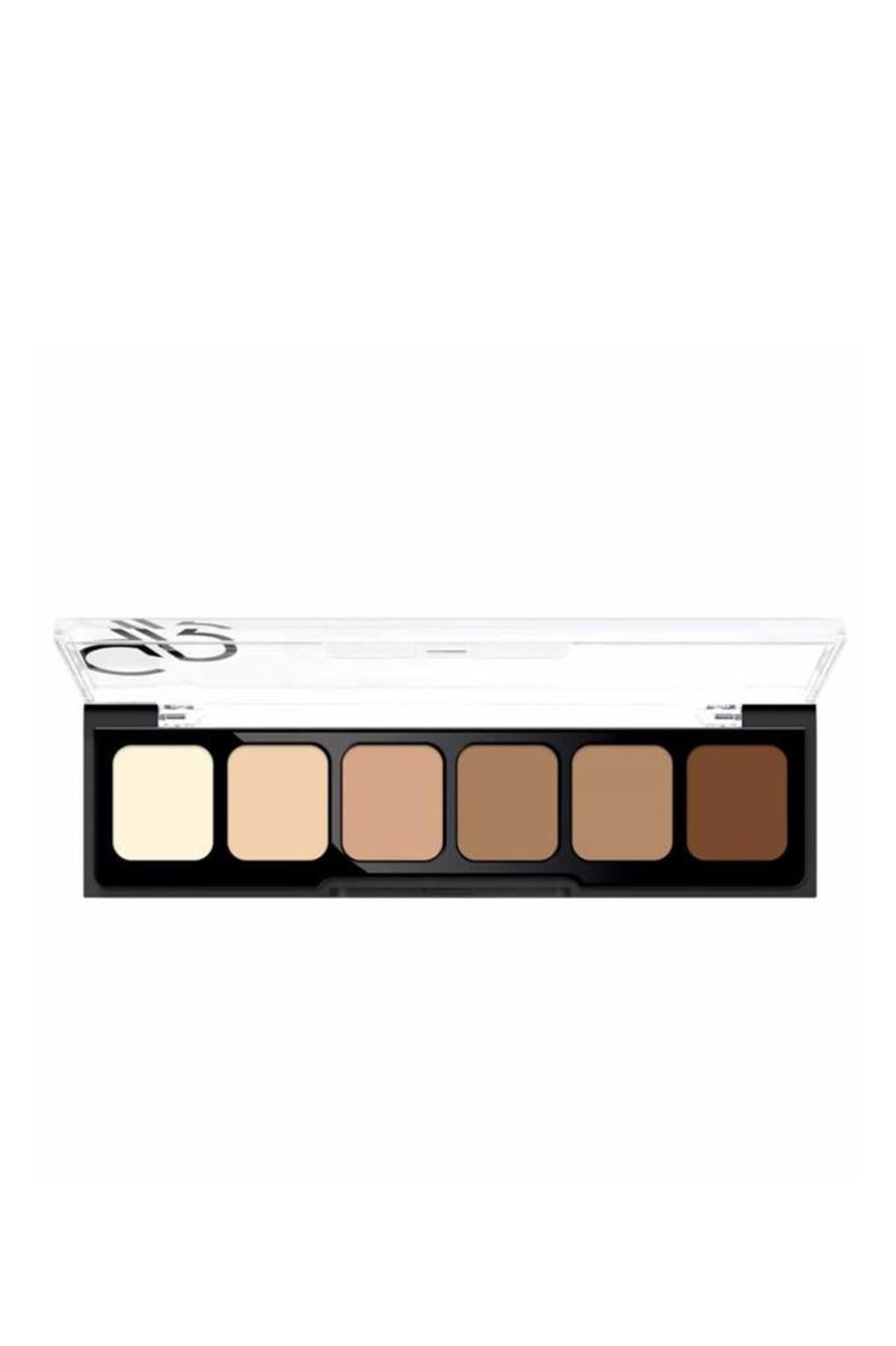 Golden Rose 6'lı Kapatıcı Paleti Concealer Cream Palette 02 Medium To Dark