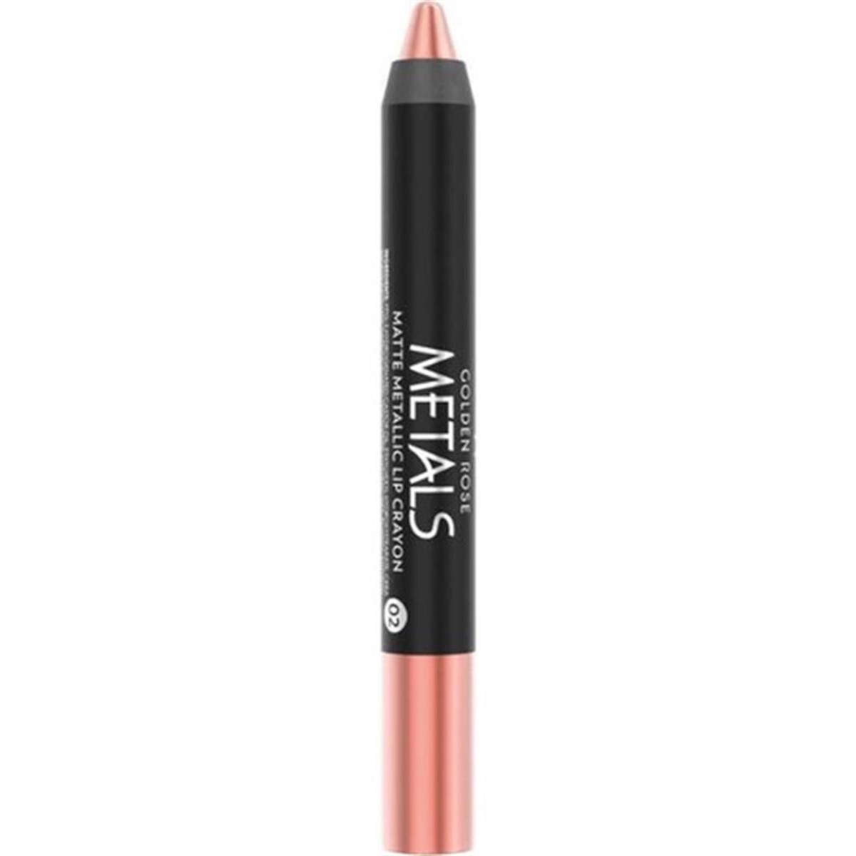 Golden Rose Metals Matte Metallic Lip Crayon Ruj No 02