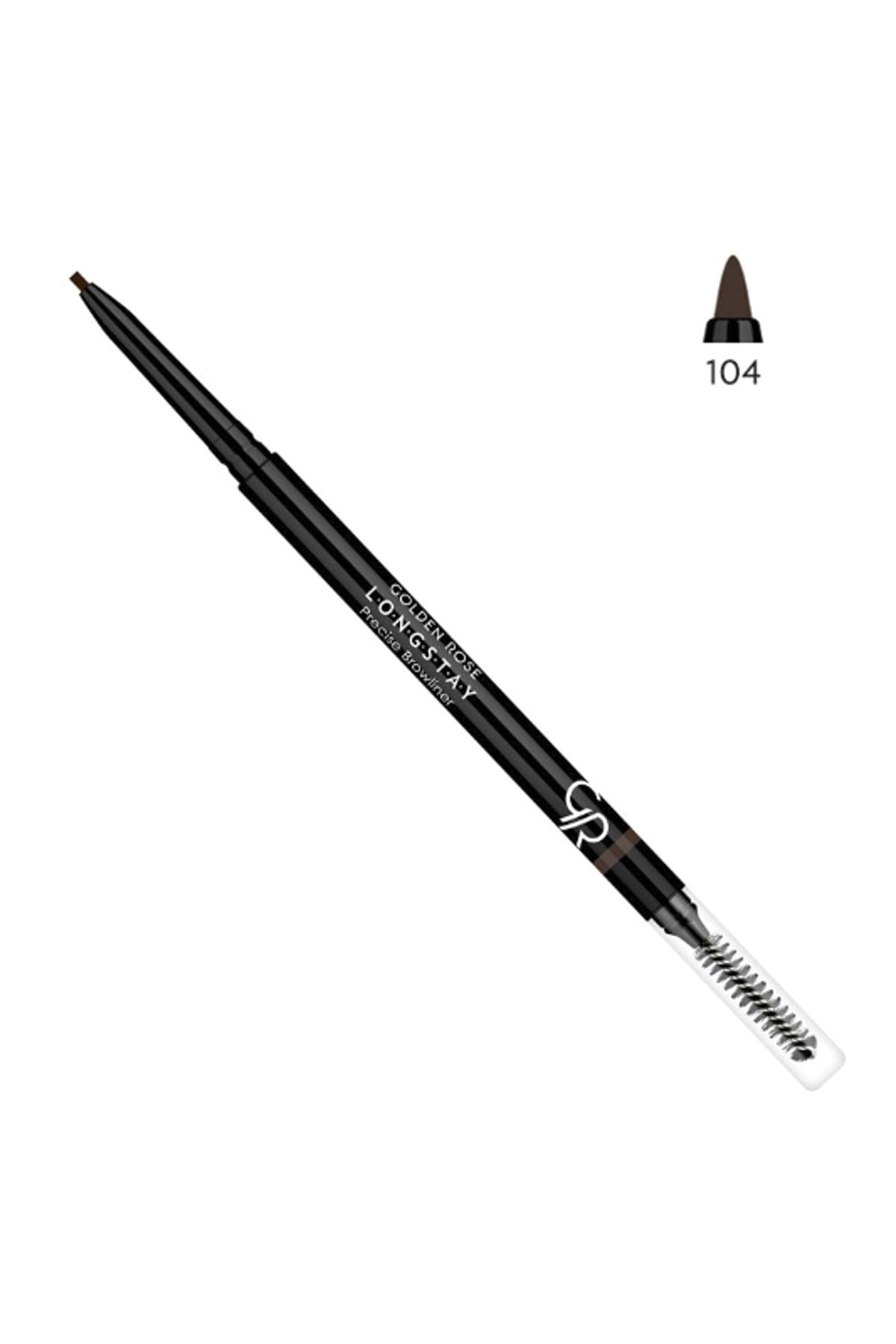 Golden Rose Uzun Süre Kalıcı Kaş Kalemi Longstay Precise Browliner No: 104