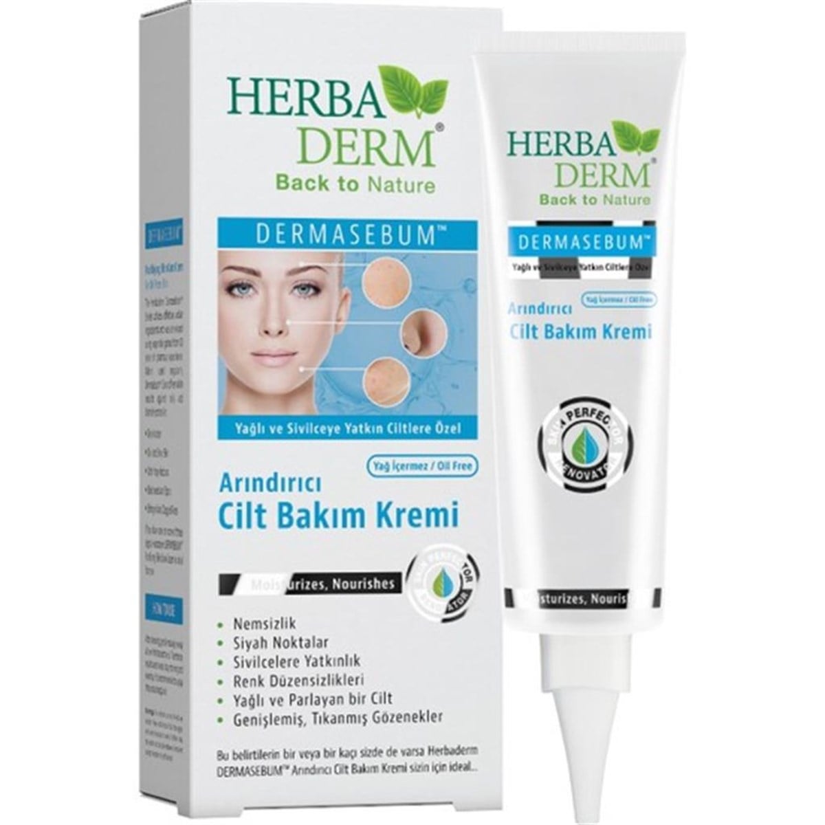 Herbaderm Arındırıcı Cilt Bakım Kremi 60 Ml