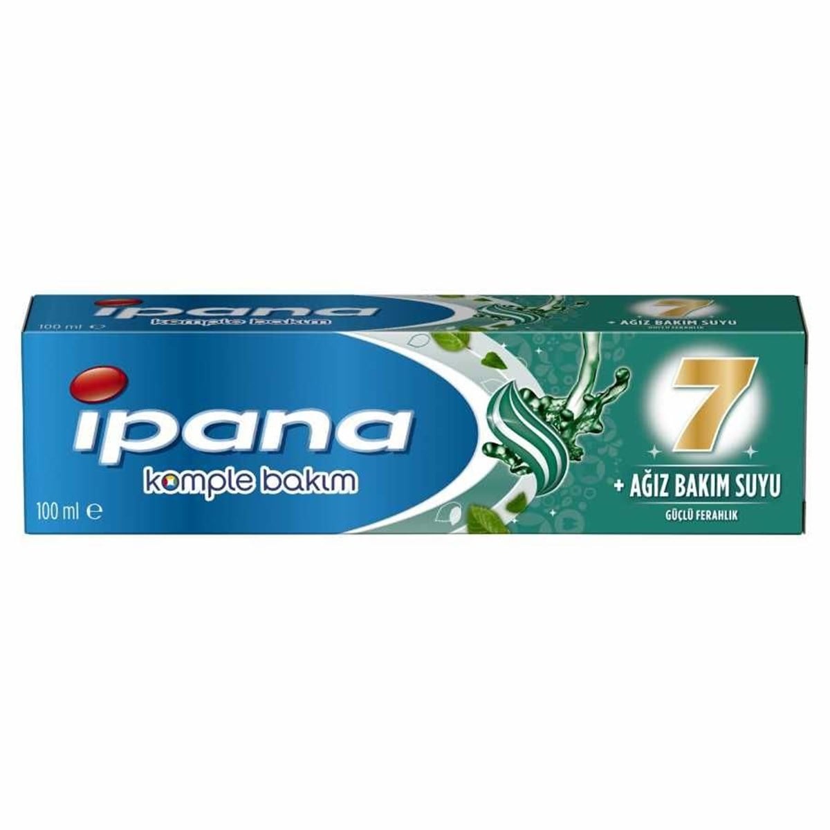 İpana Diş Macunu Komple Bakım Ağız Bakım Suyu Etkili Güçlü Ferahlık 100 Ml