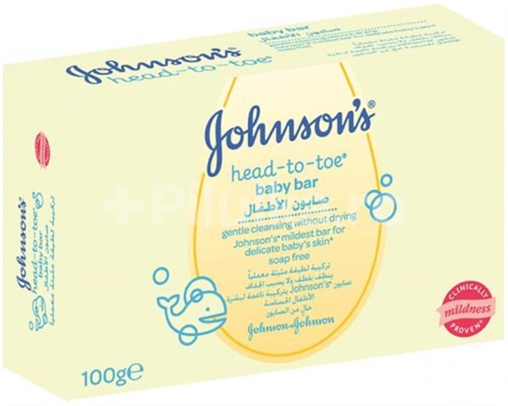 Johnsons Head to toe baby bar Sabun 100 gr