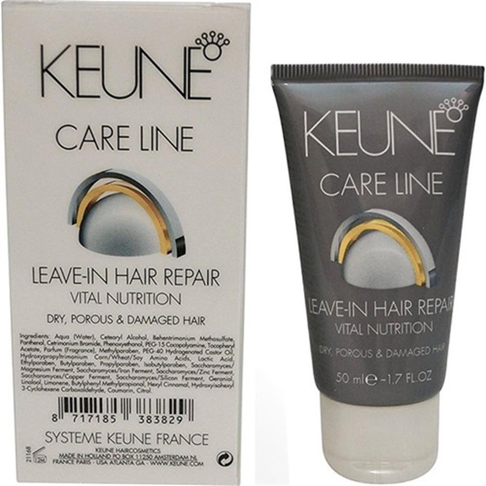 Keune Care Line Vital Nutrition Hasarlı Saçlar İçin Durulanmayan Bakım Kremi 50 ML