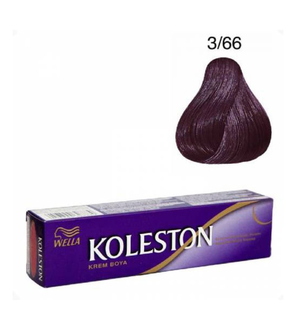 Koleston Tüp Krem Boya 3.66 Patlıcan Moru