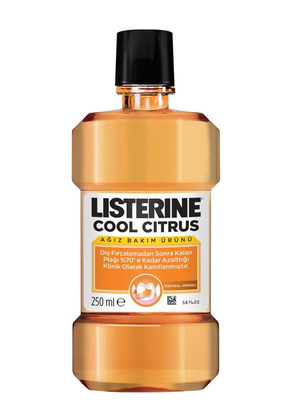 Listerine Mouthwash Cool Citrus Portakal Aromalı Gargara 250 Ml