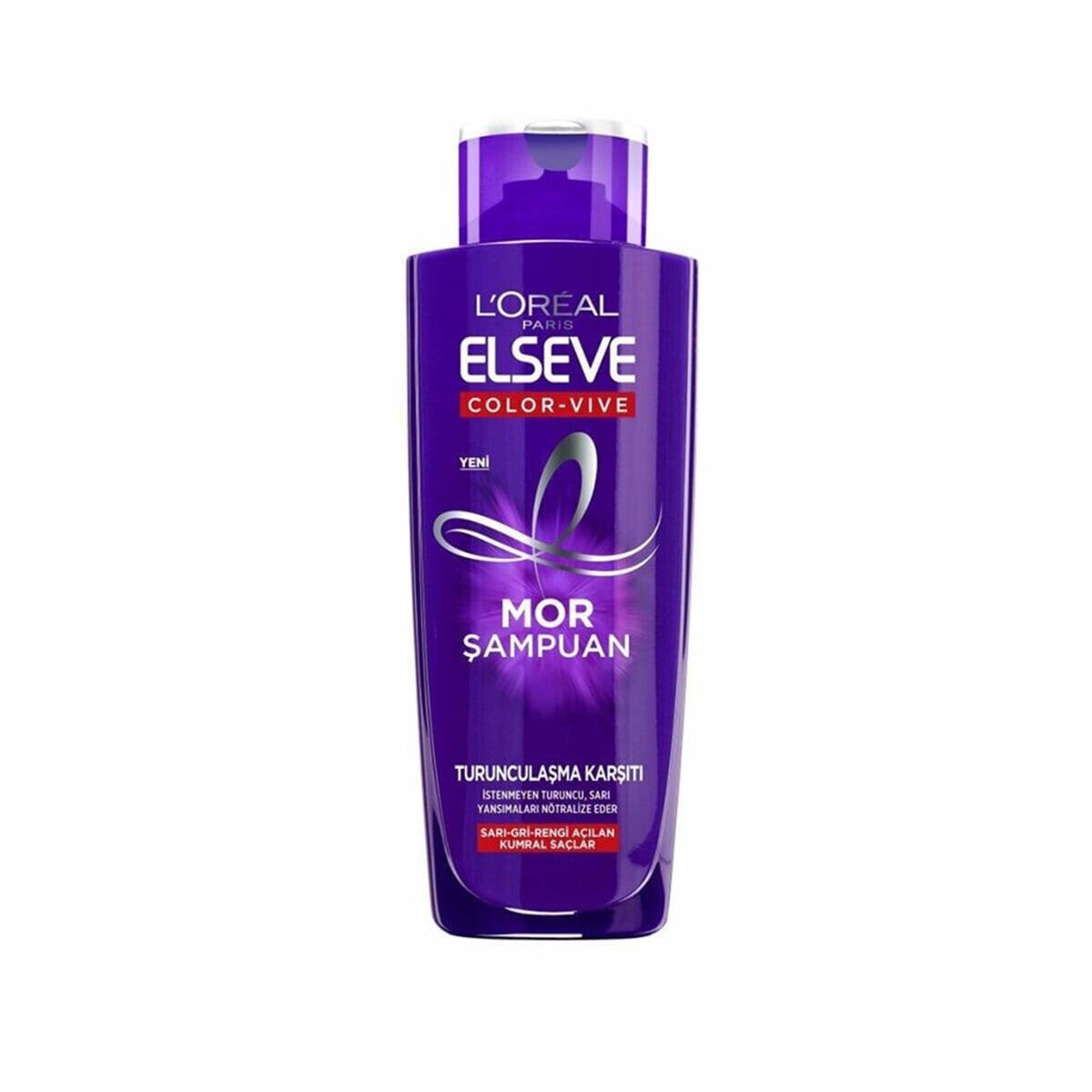 Loreal Elseve Mor Şampuan Turunculaşma Karşıtı 200 Ml