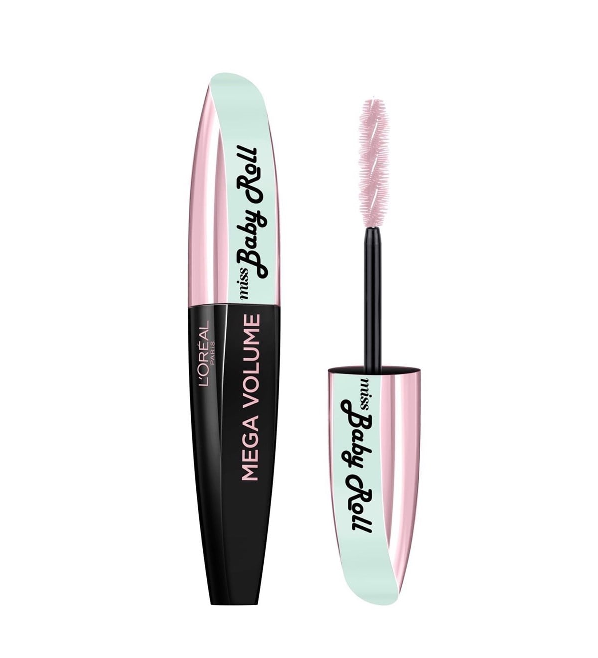 LOREAL MU MASCARA MEGA VOLUME MISS BABY ROLL BLACK