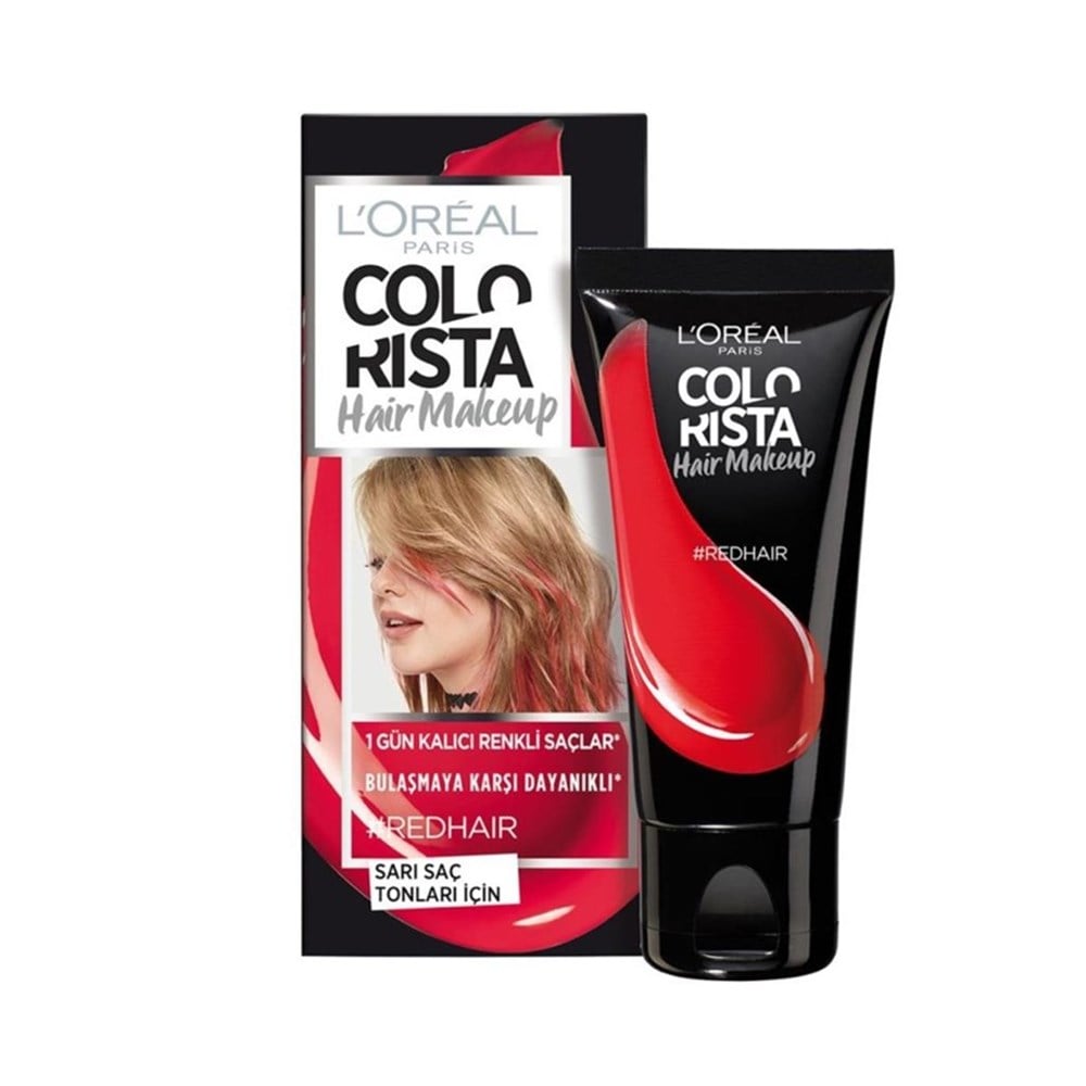 Loreal Paris Colorista Hair Makeup Jelly Red Hair 30 Ml