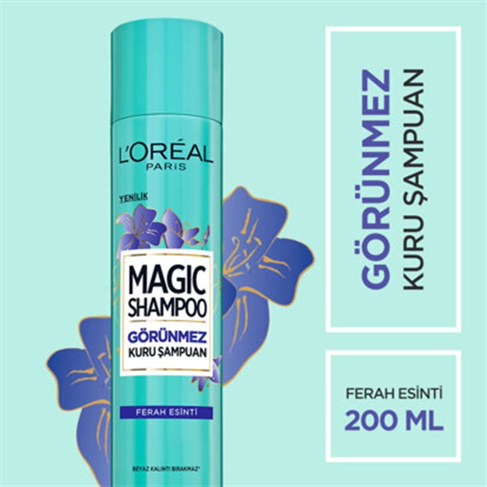 Loreal Paris Magic Shampoo Görünmez Kuru Şampuan Ferah Esinti 200 ML