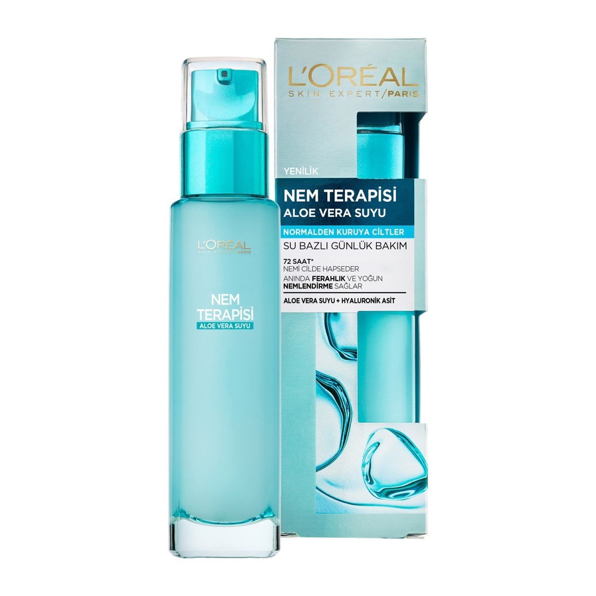 Loreal Paris Nem Terapisi Aloe Vera Suyu Normalden Kuruya Ciltler 70 Ml
