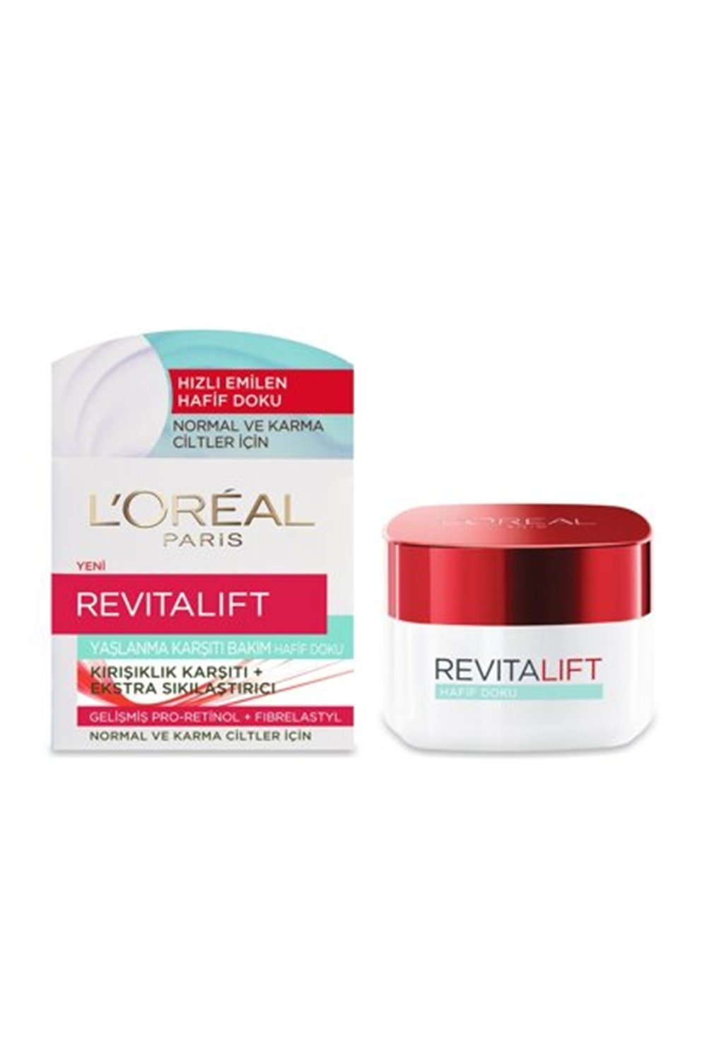L'Oreal Paris Revitalift Kırışıklık Karşıtı & Sıkılaştırıcı Hafif Dokulu Gündüz Kremi 50 Ml