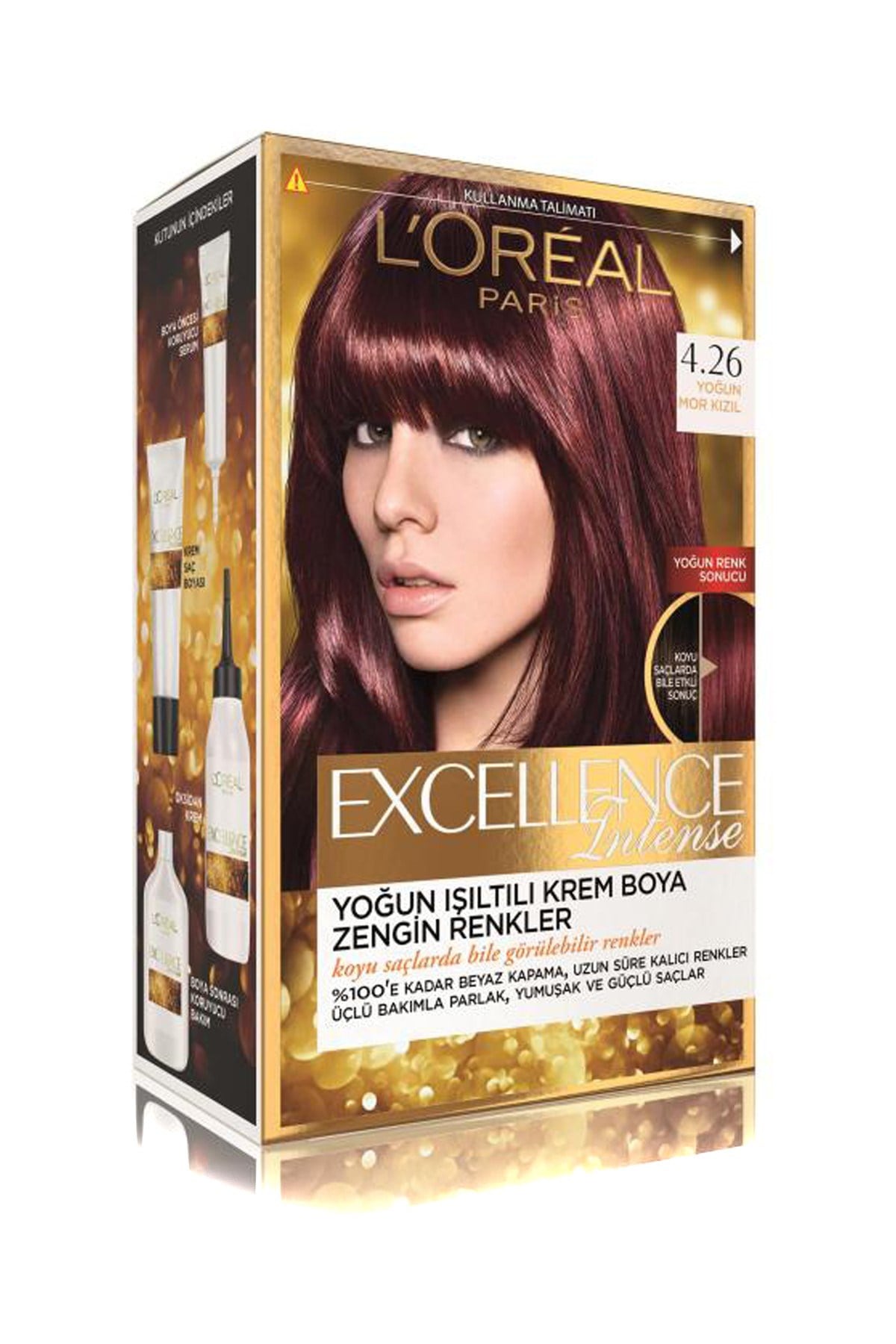 L'Oreal Paris Saç Boyası Excellence Intense No 4.26 Yoğun Mor Kızıl