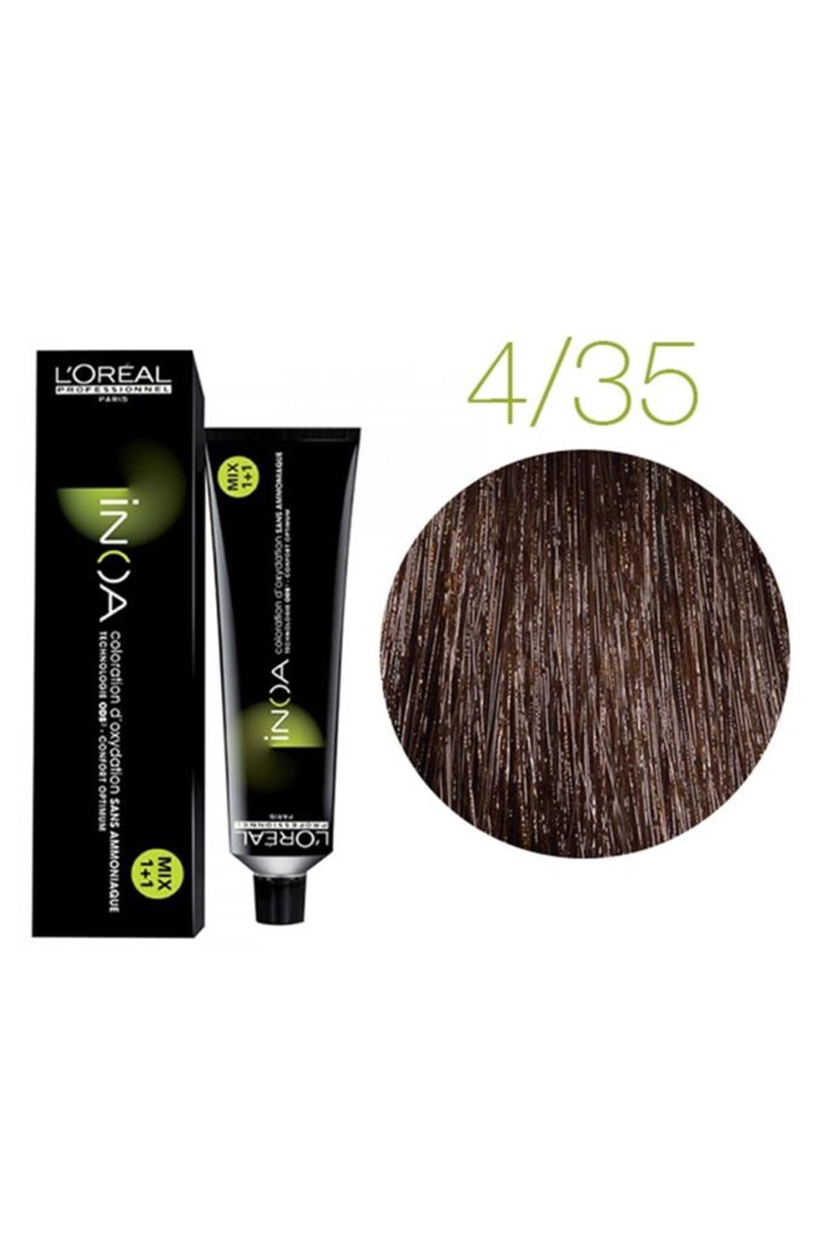 Loreal Professionnel İnoa Saç Boyası 4.35 Kahve Dore Akaju