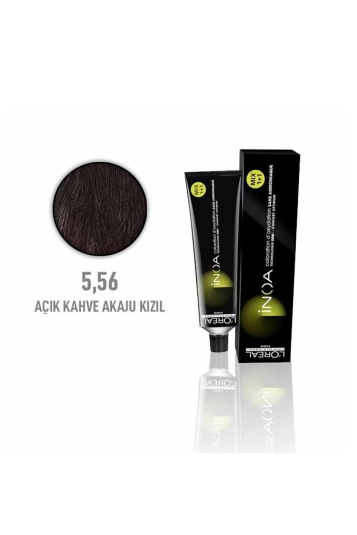 Loreal Professionnel İnoa Saç Boyası 5.56 Açık Kahve Akaju Kızıl