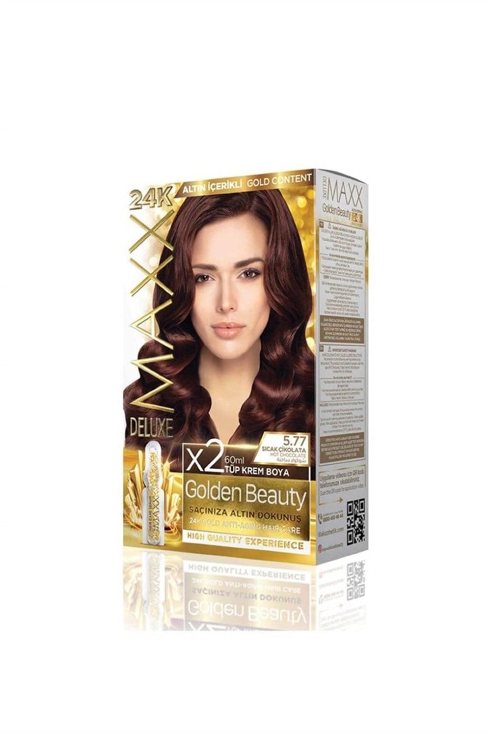 Maxx Deluxe Golden Beauty Set Boya 5.77 Sıcak Çikolata