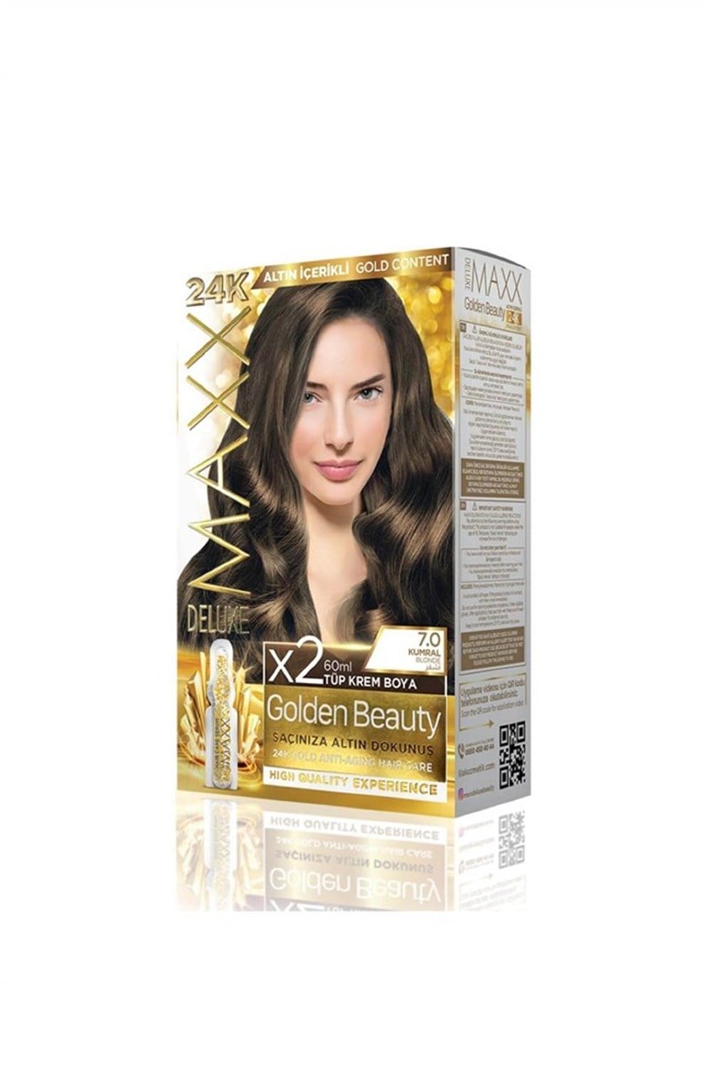 Maxx Deluxe Golden Beauty Set Boya 7.0 Kumral 