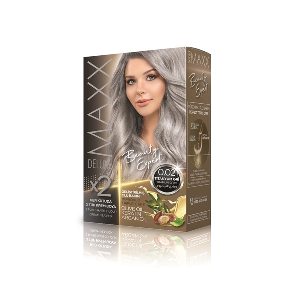 Maxx Deluxe Set Boya 0.02 Titanyum Gri 