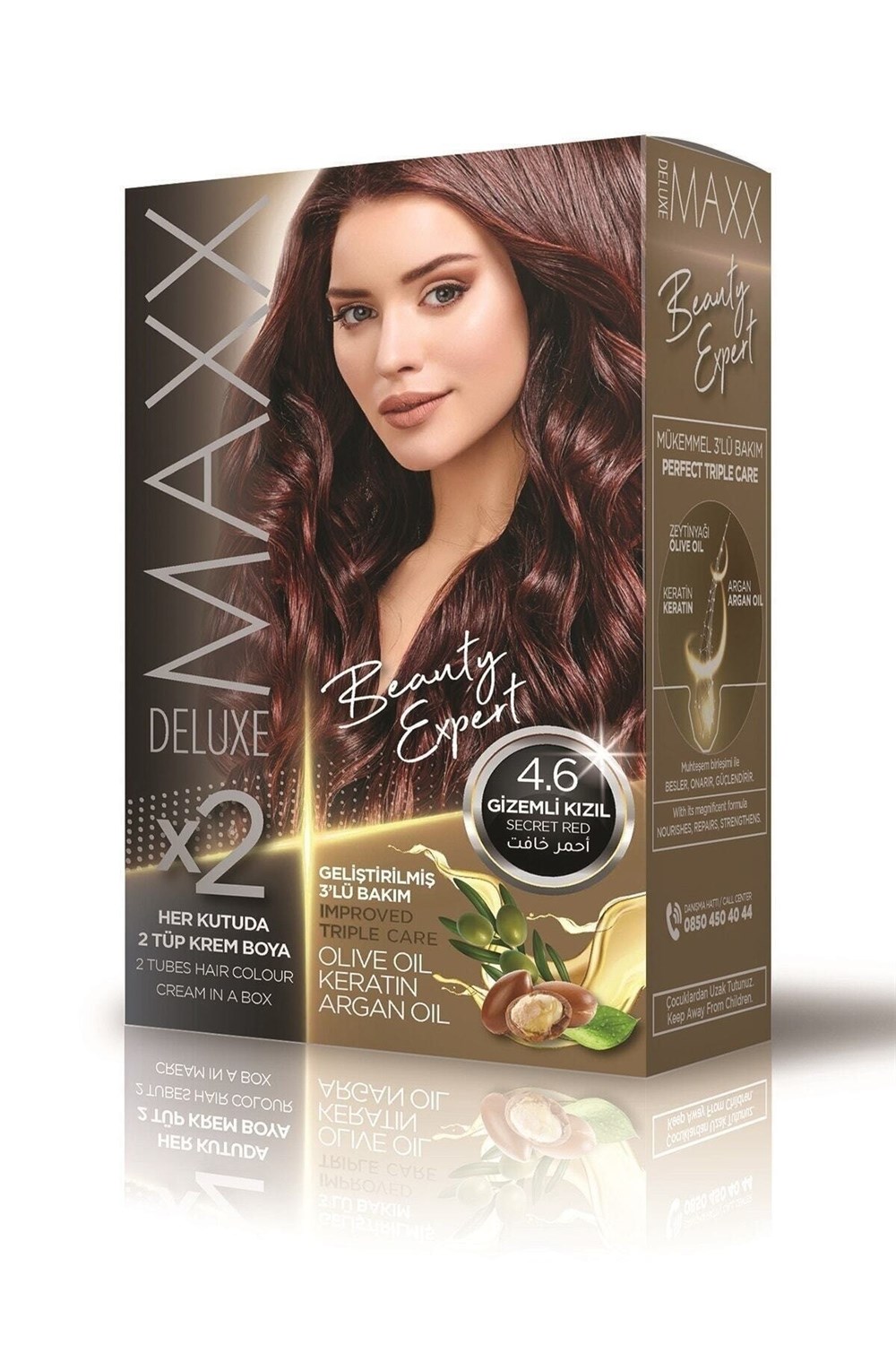 Maxx Deluxe Set Boya 4.6 Gizemli Kızıl 