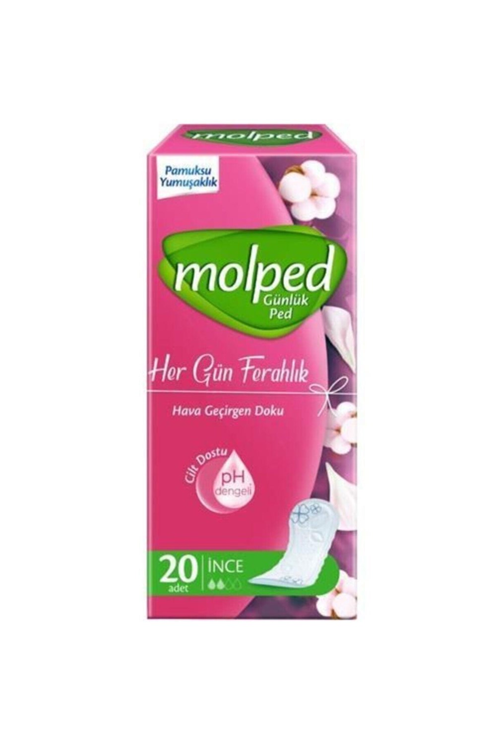 Molped Her Gün Ferahlık Günlük Ped 20'li 
