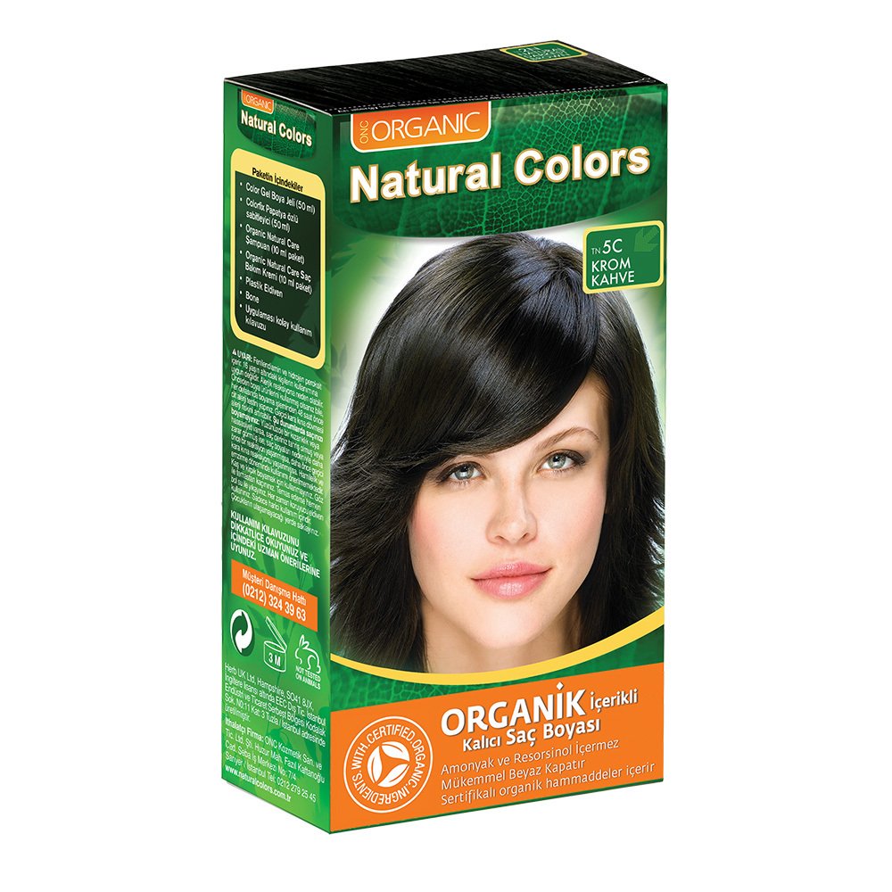 Natural Colors Organic Boya 5.C Krom Kahve