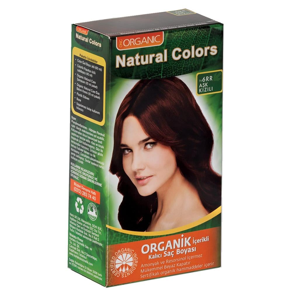 Natural Colors Organic Boya 6 RR Aşk Kızılı