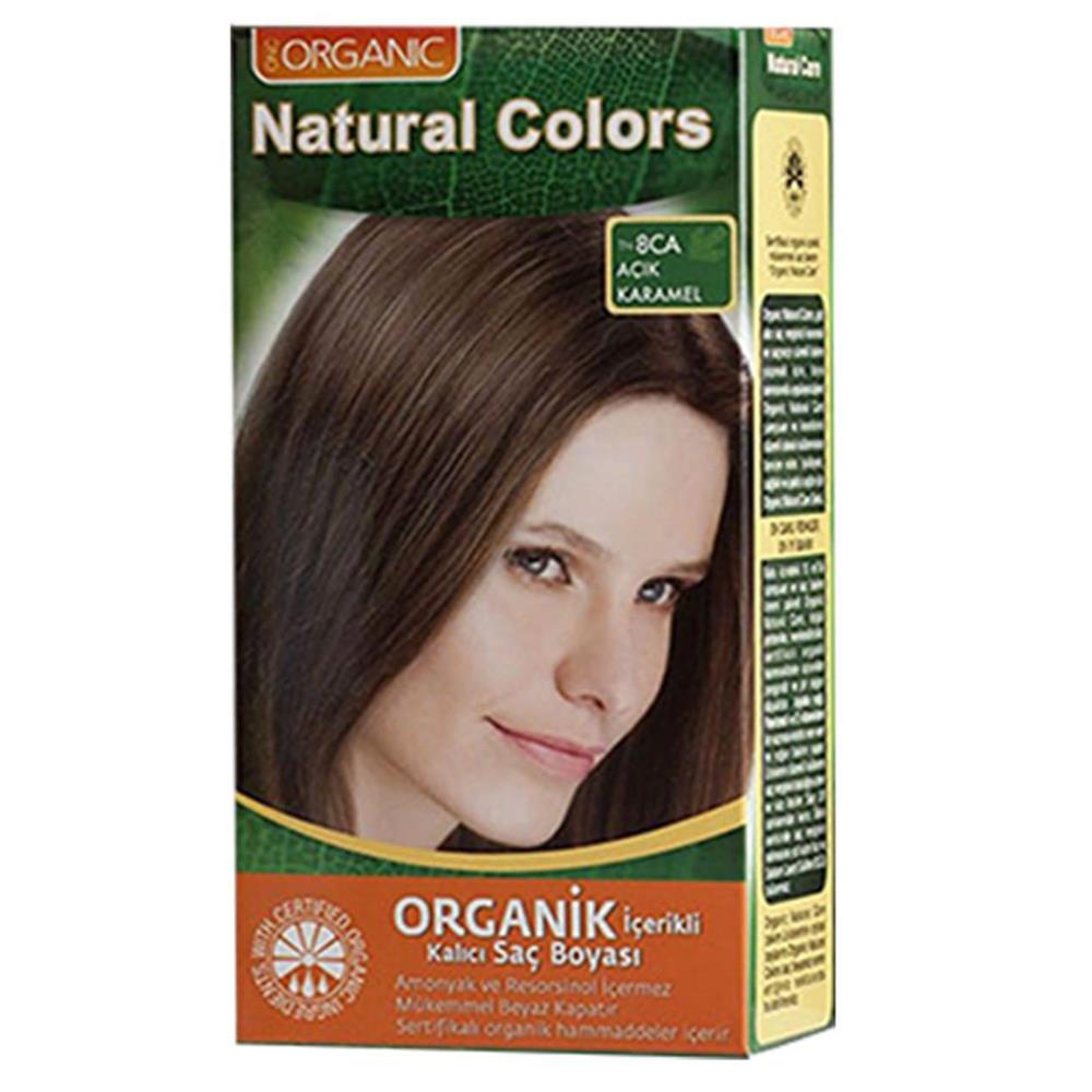 Natural Colors Organic Boya 8.CA Açık Karamel